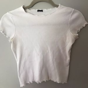 Brandy Melville Lettuce Trim Top :)